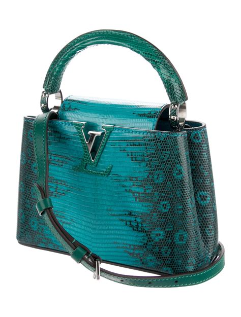 Louis Vuitton Lizard Mini Capucines .